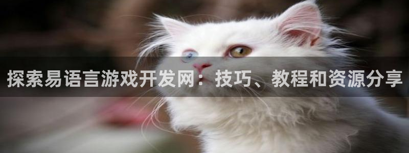 探索易语言游戏开发网：技巧、教程和资源分