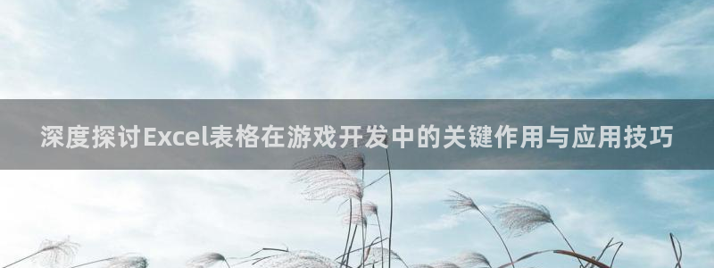 沐鸣文化传媒有限公司：深度探讨Excel