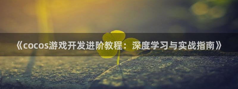沐鸣科技有限公司：《cocos游戏开发进