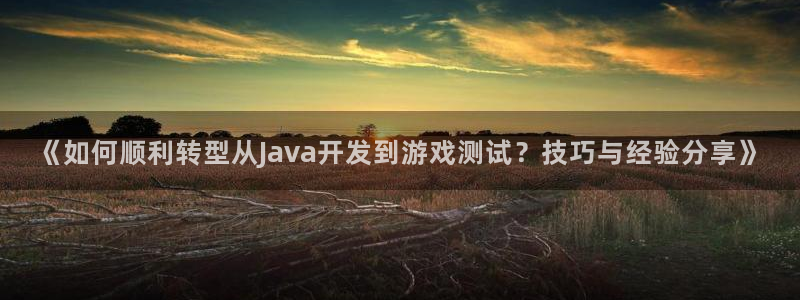 沐鸣娱乐平台登录：《如何顺利转型从Jav