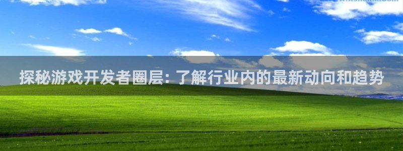 沐鸣娱乐官网首页：探秘游戏开发者圈层: 