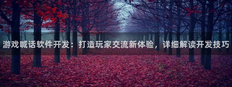 沐鸣娱乐官方网站入口：游戏喊话软件开发：