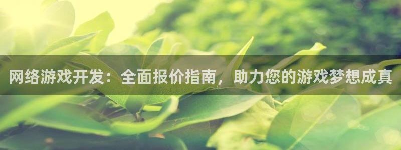 沐鸣科技有哪些产品：网络游戏开发：全面报