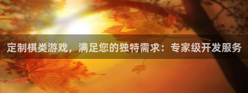 沐鸣娱乐官网：定制棋类游戏，满足您的独特