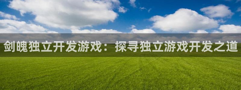 沐鸣科技有哪些产品卖：剑魄独立开发游戏：