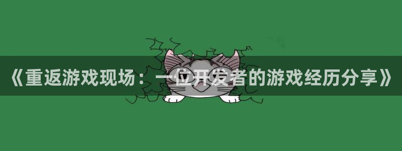 沐鸣娱乐官方平台下载：《重返游戏现场：一