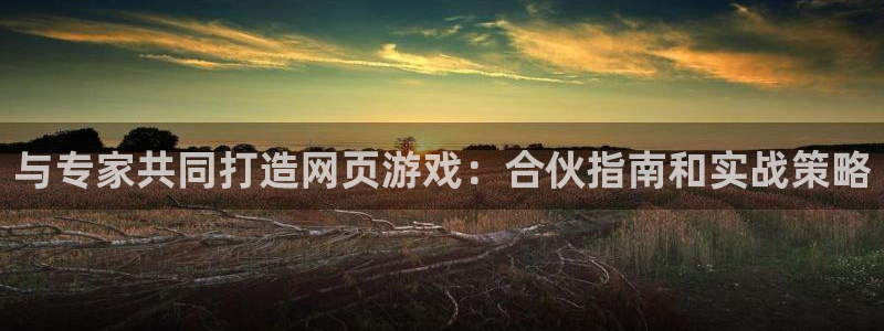 沐鸣平台登陆线路：与专家共同打造网页游戏
