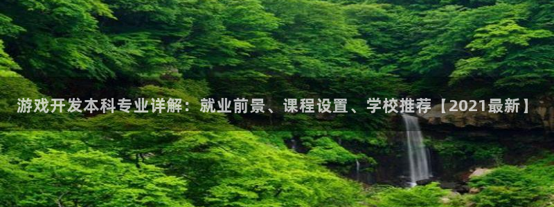沐鸣app：游戏开发本科专业详解：就业前