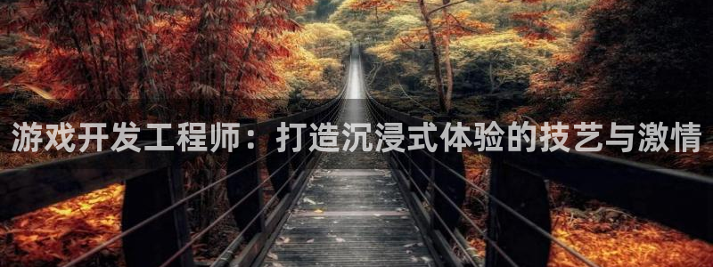 沐鸣4招商：游戏开发工程师：打造沉浸式体