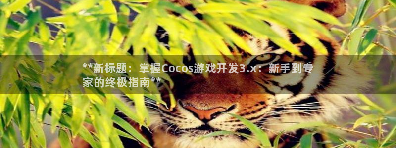 沐鸣平台登录：**新标题：掌握Cocos